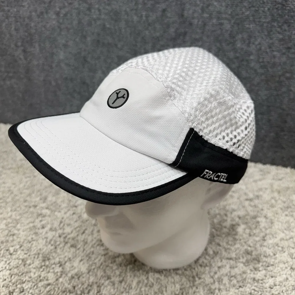 Fractel Running Hat Cap‎ adjustable white/Black